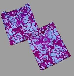 Women&#39;s Long Kurti Floral Hand Blocke Printed
