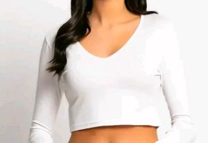 Elegant Purple Saree with white blouse bust 36