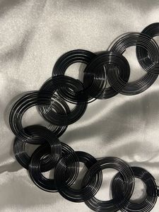 Black Circle Necklace