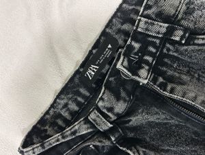 Zara Charcoal Straight Fit Jeans