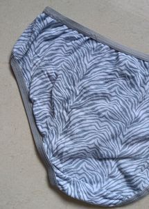 Gray And White Cotton Penty