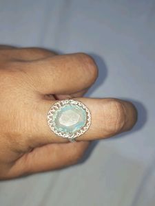 Blue Neclace With Ring