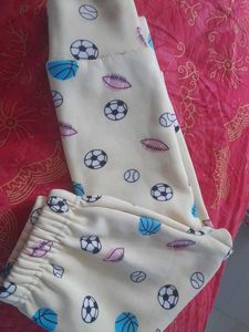 Sporty Print Casual Pants