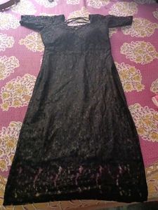 A New Black Customized Kurta Set