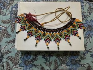 Colorful Beaded Statement Necklace