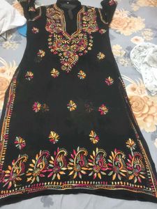 Lakhnavi Work Kurti