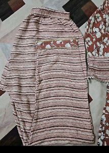 Cotton Rayon plazoo suit