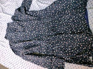 Shirt Style Dress With Felt Kind Of Stuff