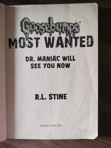 Goosebumps MOST WANTED