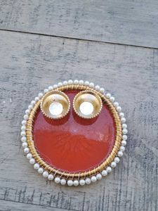 mini resin 4 inch pooja thali