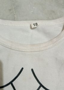 Baby Girl Cute White Top