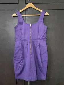 Cadbury Purple Korean Mini Dress