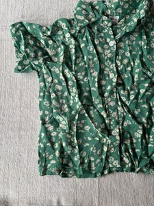 Vero Moda Green Boxy I Shirt