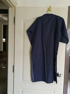 Cotton Kurta With Collar