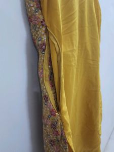 Beautiful Mustard Sharara Set
