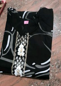 Teal Zoya Kurti with Embellishments