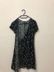 Hnm Floral Wrap Up Dress