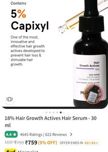 Minimalist Hair Growth Serum