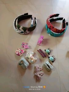 Kids&#39; &amp; Girls&#39; Accessories (Rubber Band, Clips, Clutcher, Hair Band)