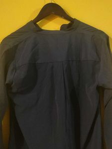 Black Long Sleeve Button-Up