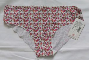 Floral Designed Panty With Tag