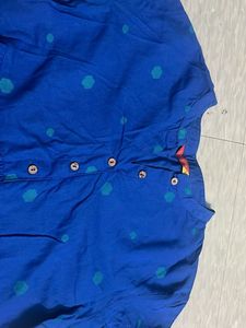 Nice office wear blue top