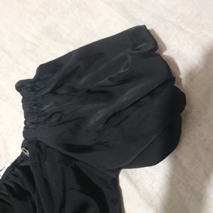Black Off Shoulder Top