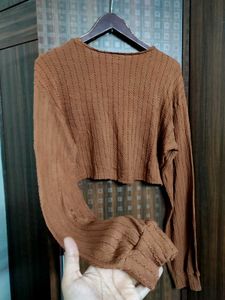 SALE 🛍️ Shein Brown Crop Top
