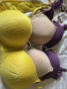 Set Of 3 Padded Unused bras