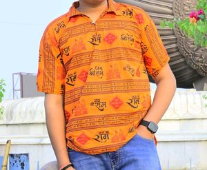 Jai Shree Ram Printed Shirt
