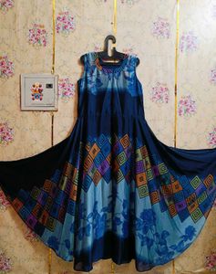 🇳🇿💫🎀Elegant Navy Blue Ethnic Gown