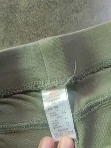 Olive Green Pull-On Pants