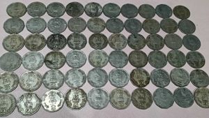 Rare Old 2 Rupee Coins 60 Pcs