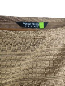 Brown Patterned Top
