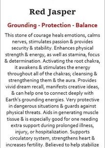 Root Chakra Stone Red Jasper