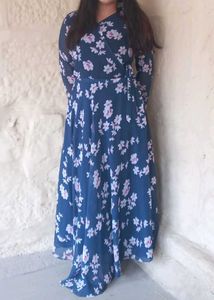 Floral Anarkali frock