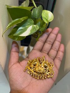 Elegant Gold Swan Pendant
