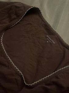 Brown Two-Piece Loungewear Set