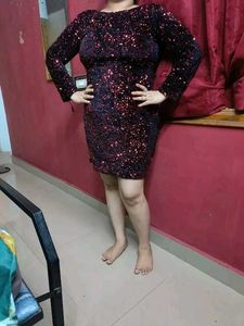 New Sparkling Sequin Party Dress