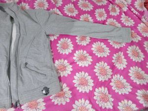 Gray Casual Jacket