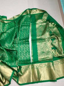 Pure Kanchipuram Silk Saree 💚
