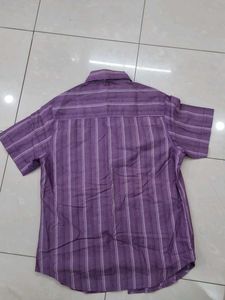 Levi&#39;s Purple Striped Shirt