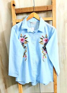 Embroidery Work Cotton  Shirt Size-36