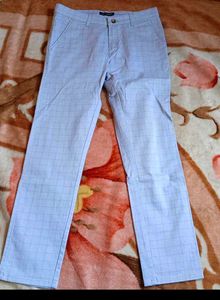 Mens Check Formal Trouser