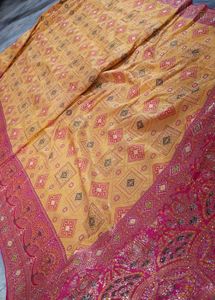 Heavy Pashmina Silk Saree