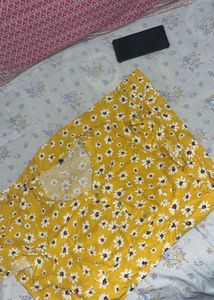 Yellow Floral Frock