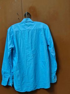 Blue Striped Formal Shirt, Johns Miller