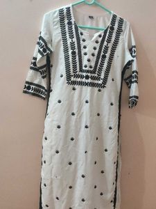 Chikankari White Kurta