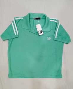 Polo Crop Top