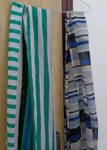 Striped Scarves dupata hijab